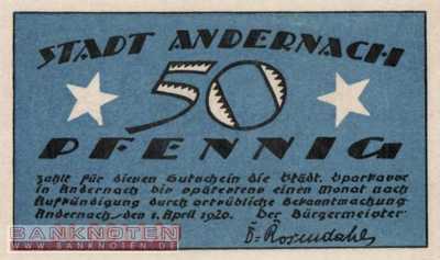 Andernach - 50  Pfennig (#SS0032_1a-3_UNC)