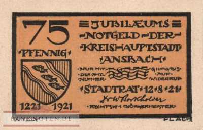 Ansbach - 75  Pfennig (#SS0035_1b-2-1221_UNC)