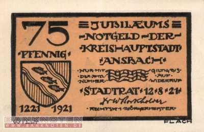 Ansbach - 75  Pfennig (#SS0035_1b-2-1531_UNC)