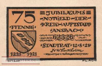 Ansbach - 75  Pfennig (#SS0035_1b-2-1647_UNC)