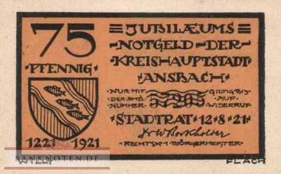 Ansbach - 75  Pfennig (#SS0035_1b-2-1805_UNC)