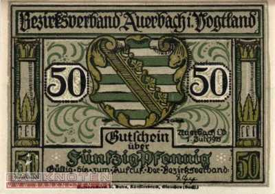 Auerbach - 50  Pfennig (#SS0053_2-1-1_UNC)