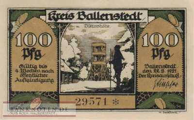 Ballenstedt - 100  Pfennig (#SS0060_1a-5_AU)