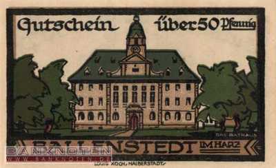 Ballenstedt - 50  Pfennig (#SS0061_3-3-3_UNC)