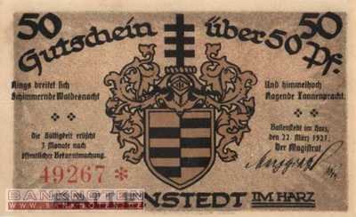 Ballenstedt - 50  Pfennig (#SS0061_3-3-3_UNC)