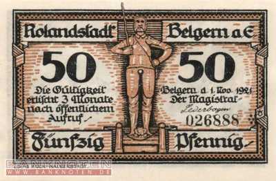 Belgern - 50  Pfennig (#SS0070_1-2_UNC)