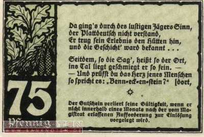 Benneckenstein - 75  Pfennig (#SS0073_1-5_UNC)