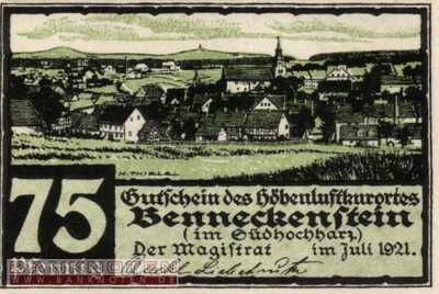 Benneckenstein - 75  Pfennig (#SS0073_1-5_UNC)