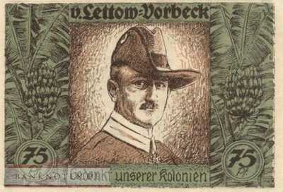 Berlin - Deutsch Hanseatischer Kolonialgedenktag - 75  Pfennig (#SS0088-3-1_AU)