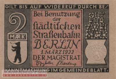 Berlin - 2  Mark (#SS0092-3-09_UNC)