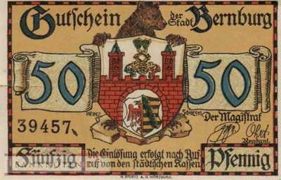 Bernburg - 50  Pfennig (#SS0095_2a-2_AU)