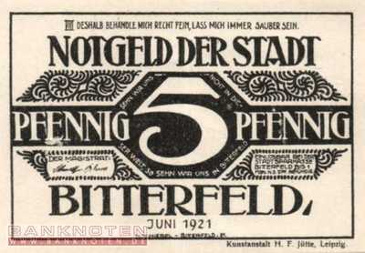 Bitterfeld - 5  Pfennig (#SS0111_1-1-08_UNC)