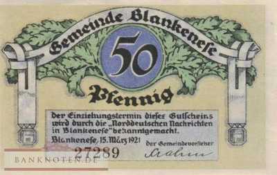 Blankenese - 50  Pfennig (#SS0115_2-2_AU)