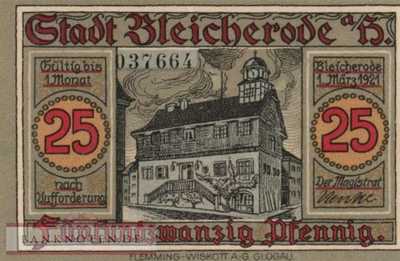 Bleicherode am Harz - 25  Pfennig (#SS0119_1-2_UNC)
