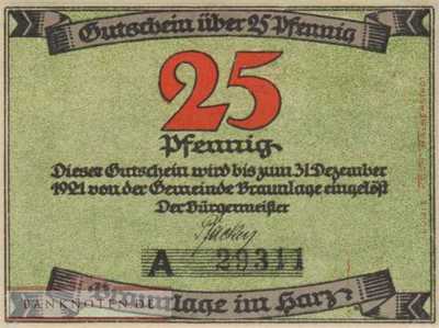Braunlage - 25  Pfennig (#SS0153_1-2_UNC)