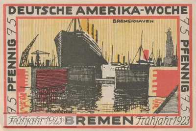 Bremen - 75  Pfennig (#SS0166_1-3A_AU)