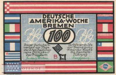 Bremen - 100  Pfennig (#SS0166_1-4B_UNC)
