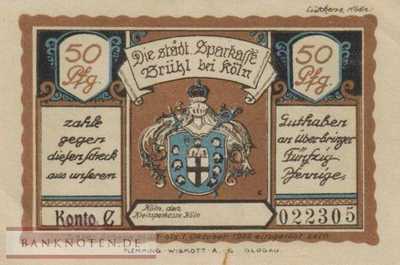 Brühl - 50  Pfennig (#SS0192_1b-1_AU)