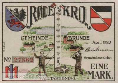 Brunde - Rothenkrug - 1  Mark (#SS0193_1_AU)