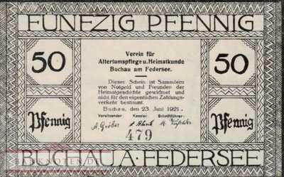 Buchau - 50  Pfennig (#SS0197_1-2_UNC)