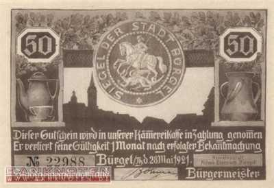 Bürgel - 50  Pfennig (#SS0201_1a-2-2_UNC)