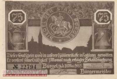 Bürgel - 75  Pfennig (#SS0201_1a-3-2_UNC)