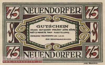 Coblenz-Neuendorf - 75  Pfennig (#SS0235_1-2_UNC)