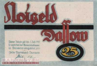 Dassow - 25  Pfennig (#SS0260_2-2_UNC)