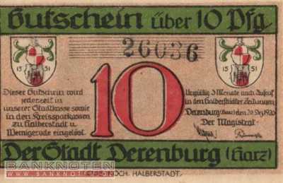 Derenburg - 10  Pfennig (#SS0263_1-1_UNC)