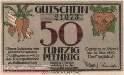 Derenburg - 50  Pfennig (#SS0263_1-3_UNC)