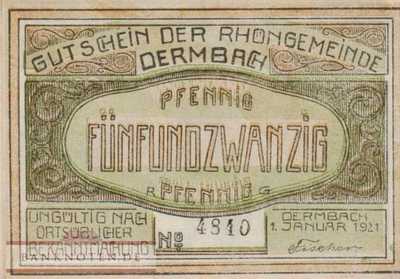 Dermbach - 25  Pfennig (#SS0264_1b-1_AU)
