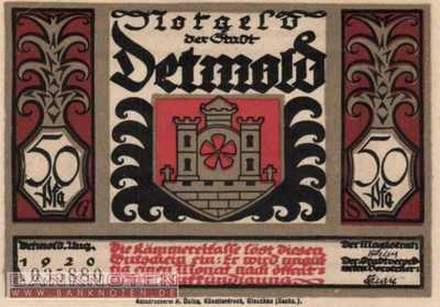 Detmold - 50  Pfennig (#SS0268_10a-9_UNC)