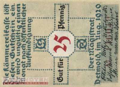 Detmold - 25  Pfennig (#SS0268_1c_UNC)