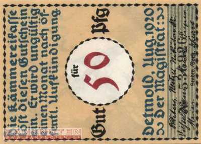 Detmold - 50  Pfennig (#SS0268_2b_UNC)