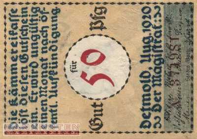 Detmold - 50  Pfennig (#SS0268_2c_UNC)