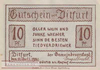 Ditfurt - 10  Pfennig (#SS0275_1-1_AU)