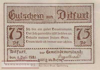 Ditfurt - 75  Pfennig (#SS0275_1-4_UNC)