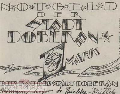 Bad Doberan - 1  Mark (#SS0276_1-3_UNC)