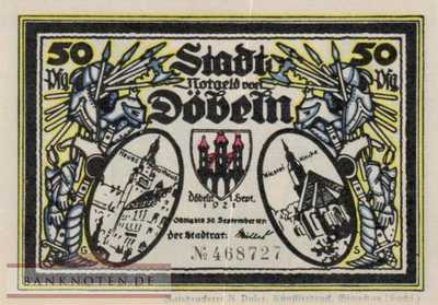 Döbeln - 50  Pfennig (#SS0277_1a-7_UNC)