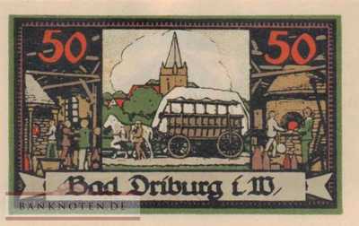 Driburg, Bad - 50  Pfennig (#SS0292_1a-2_UNC)