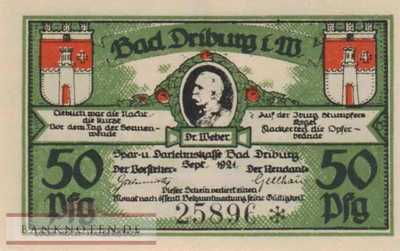 Driburg, Bad - 50  Pfennig (#SS0292_1a-2_UNC)
