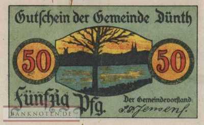 Dünth - 50  Pfennig (#SS0297_1a_AU)
