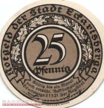Eckartsberga - 25  Pfennig (#SS0305_4-2_UNC)