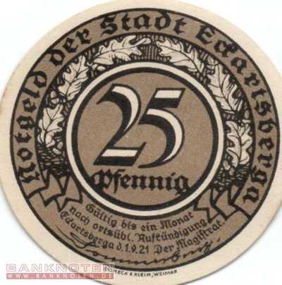 Eckartsberga - 25  Pfennig (#SS0305_4-6_UNC)