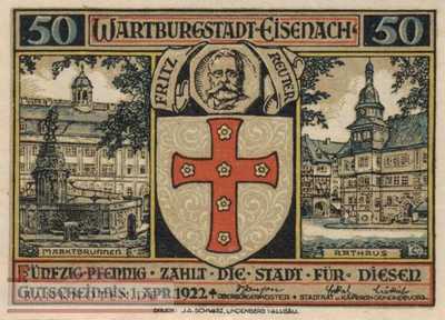 Eisenach - 50  Pfennig (#SS0320_4a-2-2_UNC)