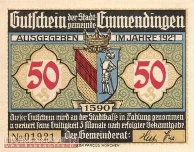 Emmendingen - 50  Pfennig (#SS0337_1-1_UNC)
