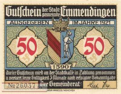 Emmendingen - 50  Pfennig (#SS0337_1-2_UNC)