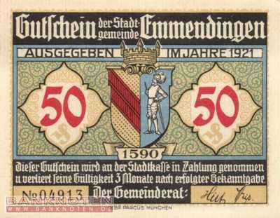 Emmendingen - 50  Pfennig (#SS0337_1-4_UNC)