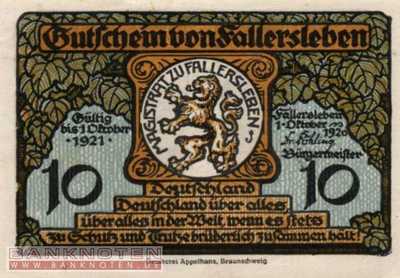 Fallersleben - 10  Pfennig (#SS0360_1-1-1_UNC)