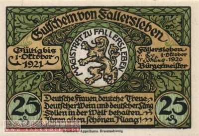 Fallersleben - 25  Pfennig (#SS0360_1-2-1_UNC)